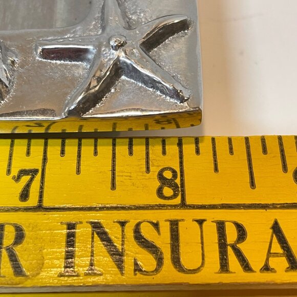 Mariposa Silver-Tone Sea-Inspired Picture Frame 5 by 7 With Shell & Starfish Des - Picture 8 of 11